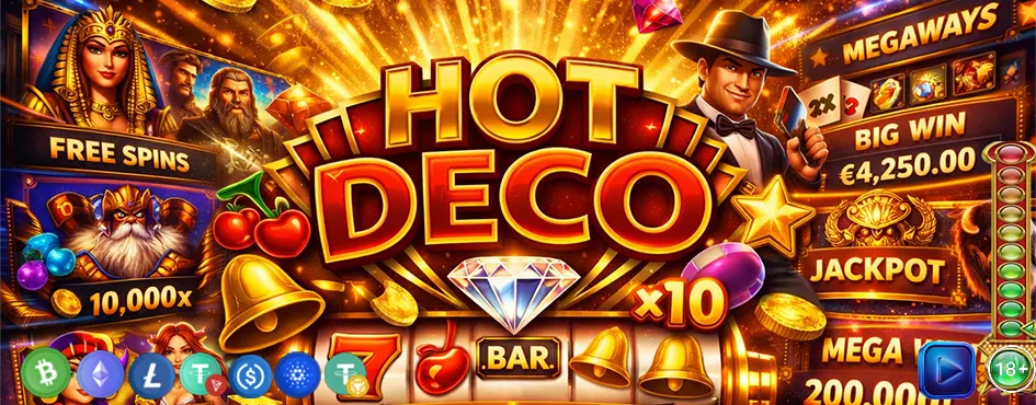 Hot Deco casino Art Deco tasarımı