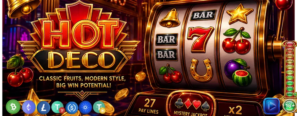 Hot Deco klasik meyve slot makinesi